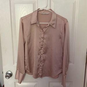 Abercrombie satin button down